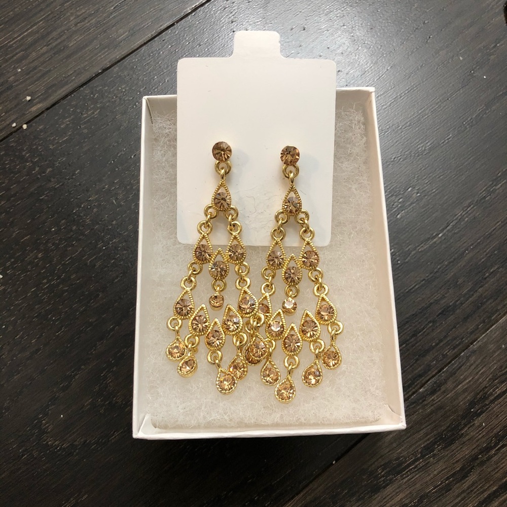 Gold Glimmer Earrings